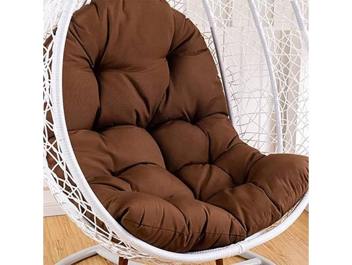 Coussin de balancelle WOVTE Coussin de dossier pour balancelle de jardin uniquement Coussin anti-salissures et confortable - brun