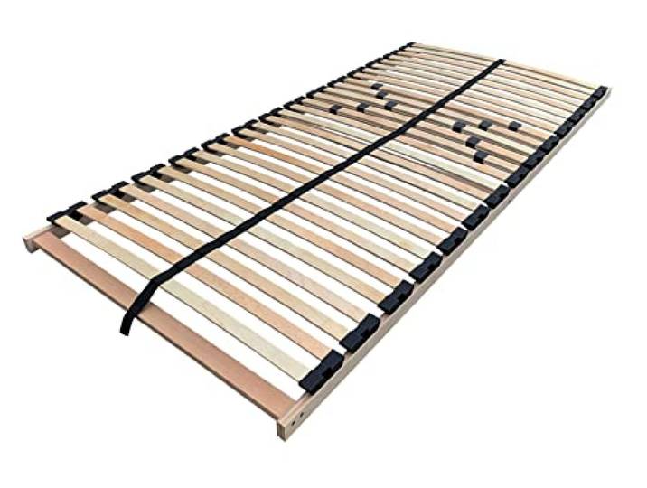 Lattenrost MS zerlegt zur Selbstmontage - Lattenrahmen 140 x 200 cm mit 28 Leisten - Härtegrad verstellbar