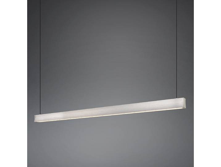 LED-Pendelleuchte Wallace 113 x 20 x 9cm Silber/Silber Material: Metall Metallart: Eisen Oberfläche Metall: Lackiert LED LED-Platine