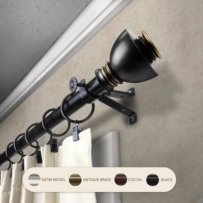 InStyleDesign Tristan Adjustable Curtain Rod