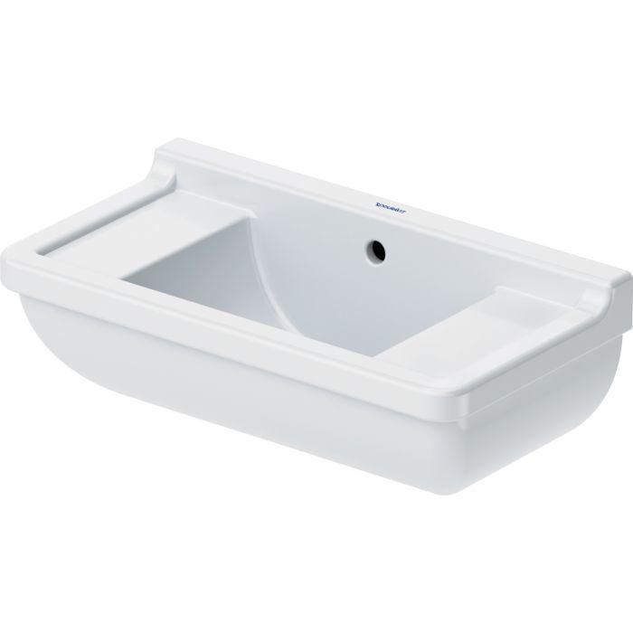 Duravit Starck 3 Handwaschbecken 07515000001 Wondergliss, Hahnloch Vorstich, weiß