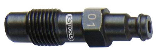 KS Tools 150.3662 Glühkerzen Adapter, M12x1,25 mit Außengewinde, Länge 47mm