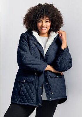 Plus Size Women's Dina Anorak Jacket by Avenue in Navy (Size 30/32)