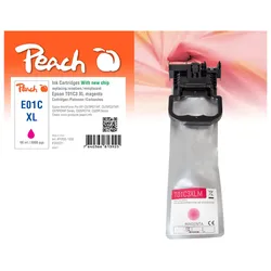 Peach Tintenpatrone magenta kompatibel zu Epson T01C3, C13T01C300