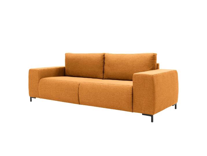 Bigsofa Glenrock Gold Webstoff Glaw 242 x 44 x 88cm Modern