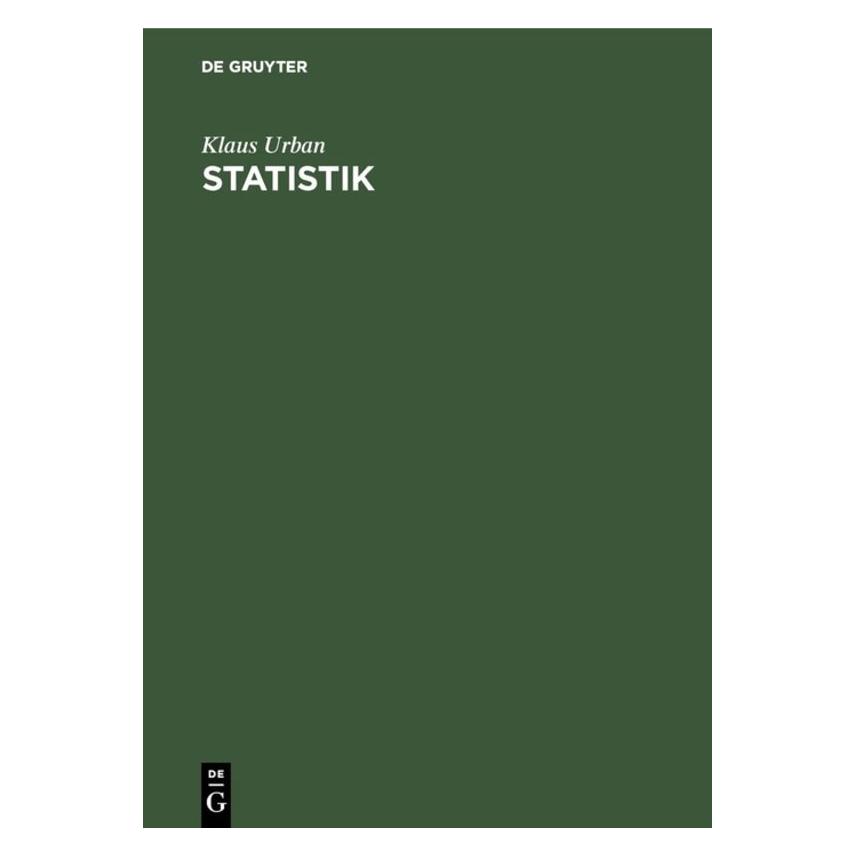 De Gruyter Urban,K.:Statistik (Deutsch, Softcover, Klaus Urban) (67827973)