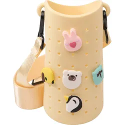 Bestie Sling Flaschenetui mit Riemen, gelb