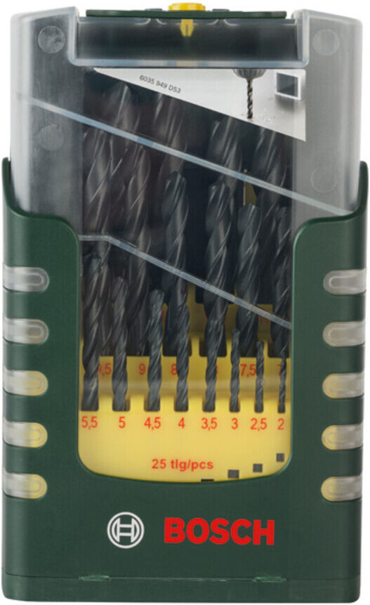 Bosch Metallbohrer-Set HSS-R, 25-teilig (2607017153)