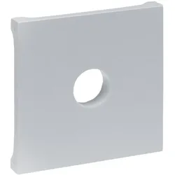 Legrand 765265 SEANO Abdeckung für Anschlussdose F-Typ in der Farbausführung Aluminium lackiert
