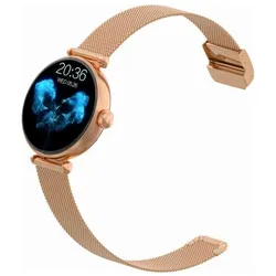 Gravity Smartwatch Smartwatch Różowe Złoto Różowy 2 Paski GT26-1 (40 mm, ohne SIM), Smartwatch