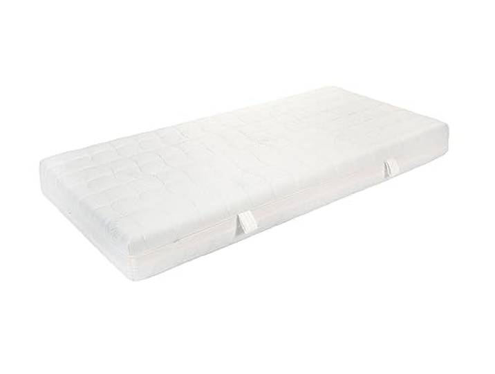 ORTHOWELL. Comfort Kaltschaummatratze, 90x200 cm, Härtegrad H2 Jersey-Steppbezug-Kaltschaummatratze, mit Polsterung, 90x200 cm, Weiß, Härtegrad H2, mit 3D-Würfelschnitt