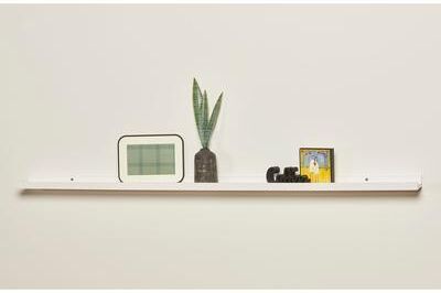 Duraline Wallscapes White Photo Ledge Wall Shelf Display Ledge