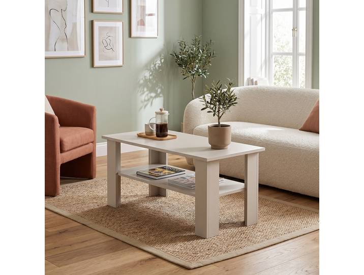 Masseno Couchtisch ALBANO 100 cm Kaschmir