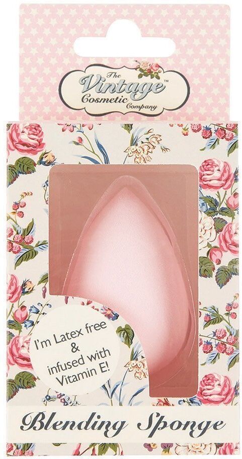 THE VINTAGE COSMETIC Pink Blending Sponge Infused With Vitamin E
