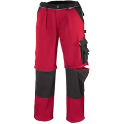 Bundhose 2in1 320g/m2 "CANVAS" Cordura - 28 - Rot