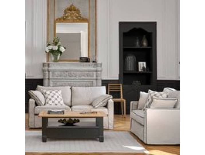 Coussin coton lin Grand Hôtel