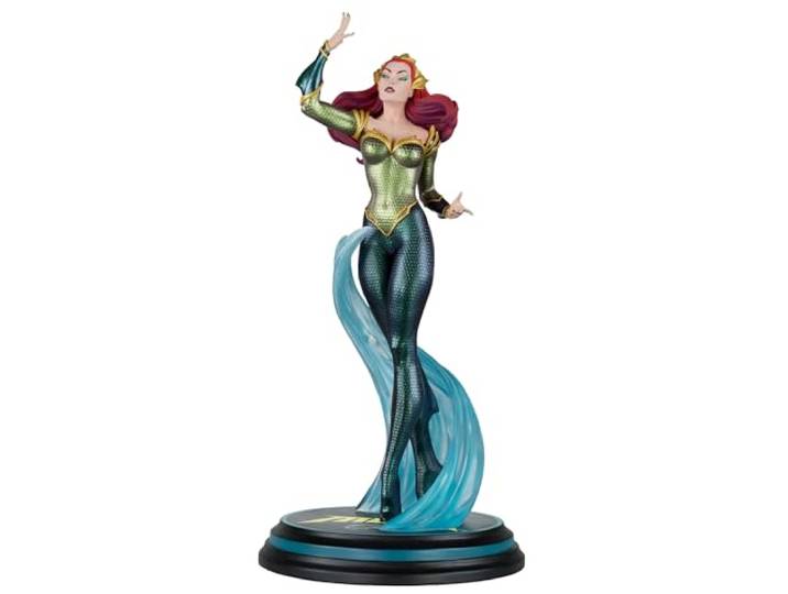DC Direct Cover Girls Statue 1/8 Mera by J. Scott Campbell 26 cm