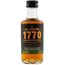 1770 Glasgow Distillery - Miniatur - Peated - Rich & Smoky - Single...