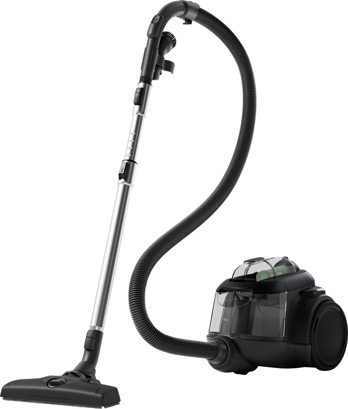 AEG CLEAN 6000 stofzuiger zonder zak, model AL61C2ÖKO, zwart