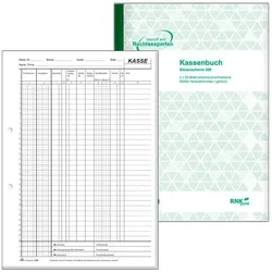 RNK-Verlag Kassenbuch/EDV A4 2x 50 Blatt weiß
