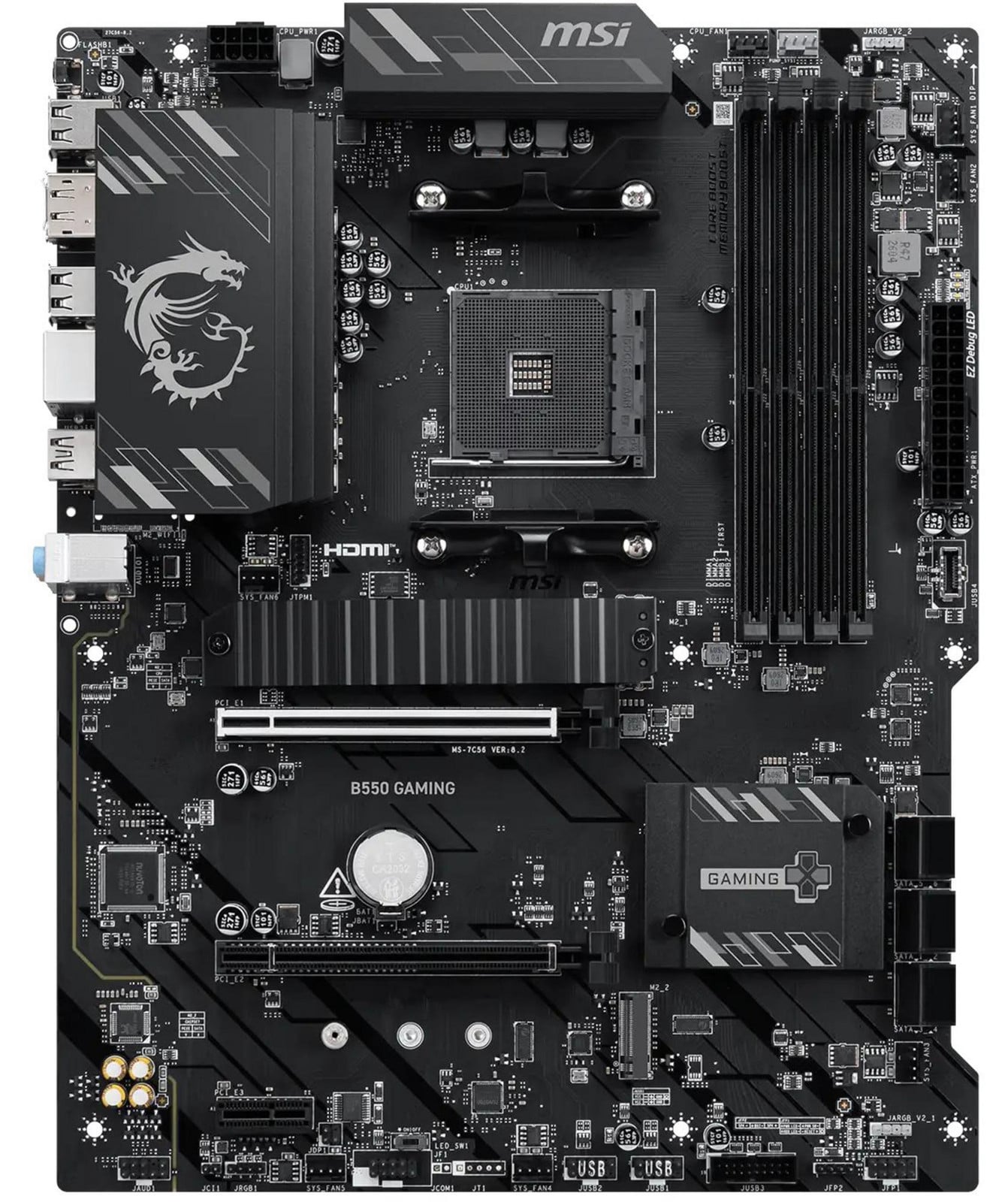 MSI B550 Gaming Moederbord - AM4 ATX - DDR4 - AMD Socket AM4 (Ryzen)