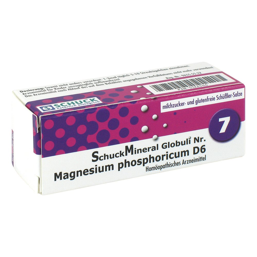 SCHUCK GmbH Arzneimittelfabrik Schuckmineral Globuli 7 Magnesium phosphoricum D6 05122446