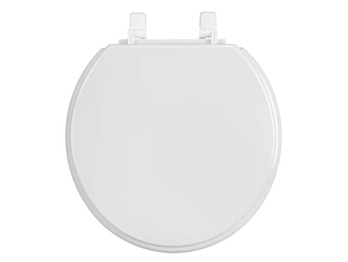 WENKO WC-bril Torino XXL, wc-bril van onbreekbaar duroplast met extra brede en ergonomisch gevormde zitting belastbaar tot 300 kg, voor alle gangbare toiletten, 44 x 43,5 cm, wit