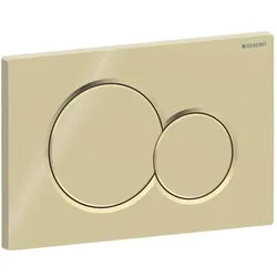 Geberit Sigma 01 Round Betätigungsplatte 115770DT5 edelmessing, für UP 320