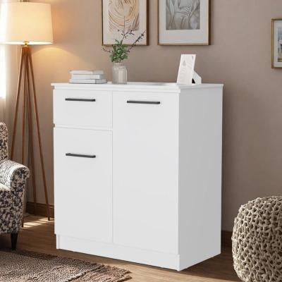 ZWYO HOSIMU "36.88"" High 1-Drawer Chest with 2 Doors, Storage Drawer and Stylish Handles"