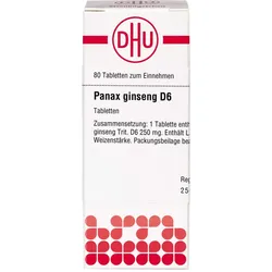 Panax Ginseng D 6 80 ST