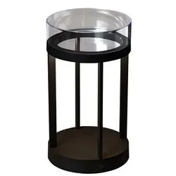 Chieti LED USB-Laterne schwarz, dimmbar 2700/3000K Glasdek