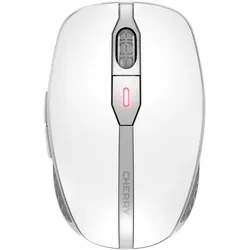 Cherry DW 9100 Slim (US, Kabellos), Tastatur, Silber, Weiss