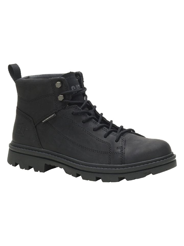 CAT Leder-Boots "Modulate" in Schwarz - 43
