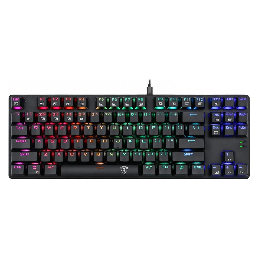 T-Dagger Bora Wired Keyboard Blue Switch Black EN (Eng. Int., Kabelgebunden) (54828752)