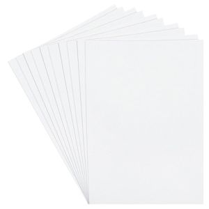 Ideen-mit-Herz Moosgummi 012353 Glitzer 4, A4, weiß, 2 mm Stärke, selbstklebend, 10 Blatt