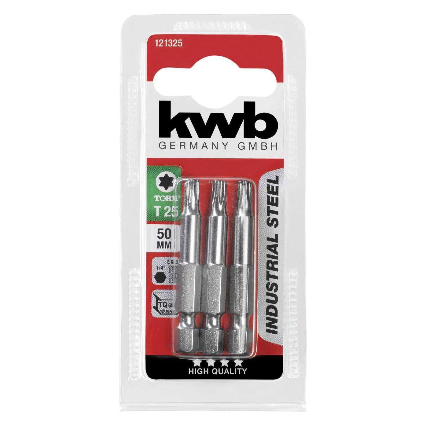 kwb Schraubendreher-Bit 50 1/4 T25 (Sechskant (hexagonal)) (121325)