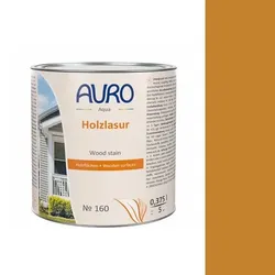 Auro Holzlasur Aqua 160 eiche-hell - 0,375 l Dose
