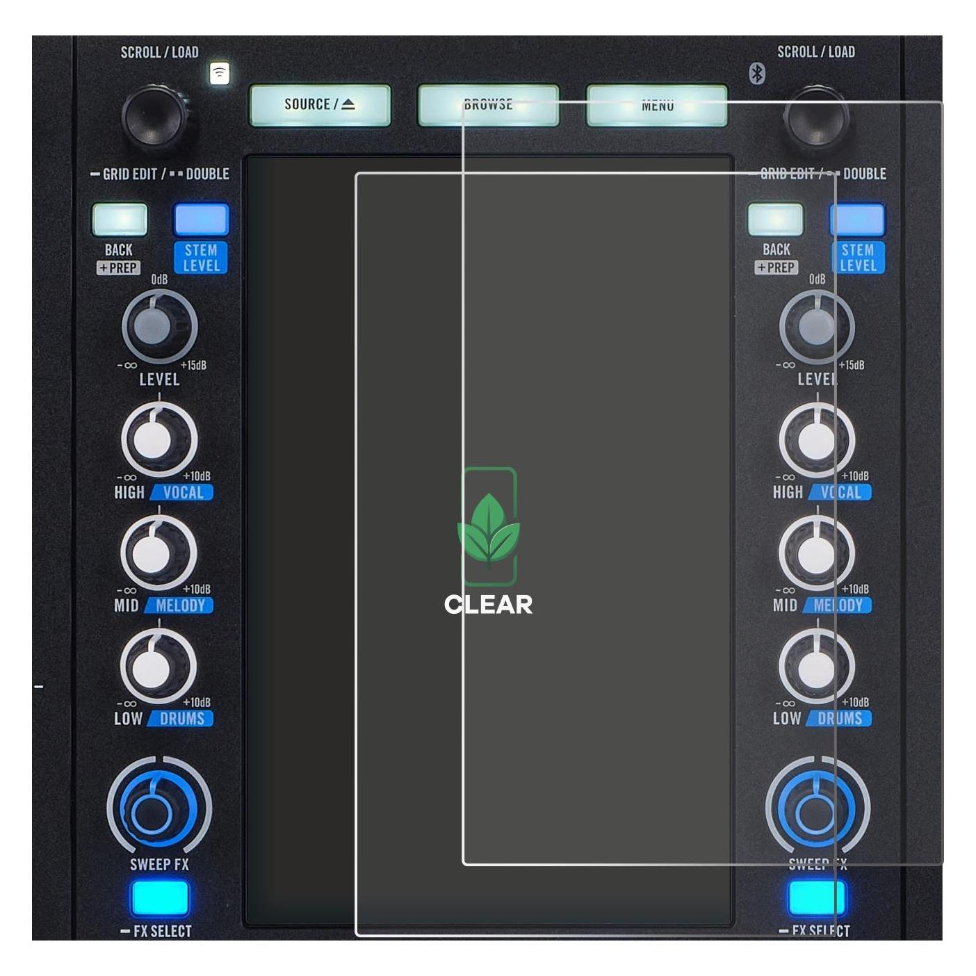 ScreenLeaf Schutzfolie für Rane System One Displayschutz Display Schutz Folie Klar Transparent (6162255)