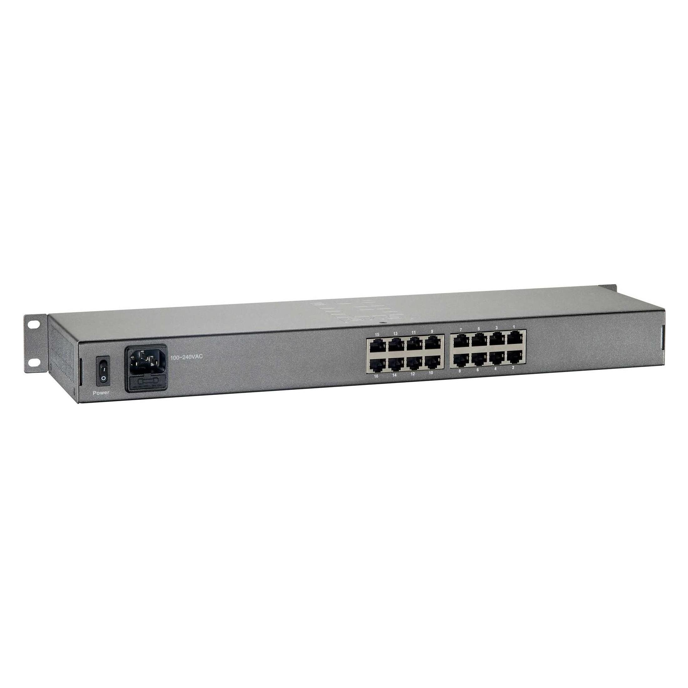 LevelOne FEP-1601W120 16-Port Fast Ethernet (16 Ports) (FEP-1601W120)
