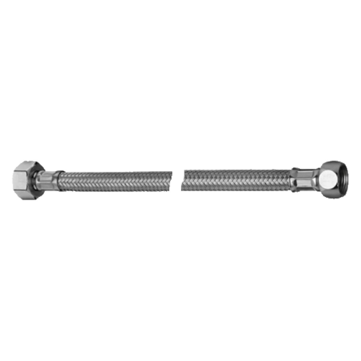Schell Flexibler Schlauch FLEX clean-fix 3/8Zoll ÜMx1/2Zoll ÜM, chrom 300mm 300 mm (102200699)