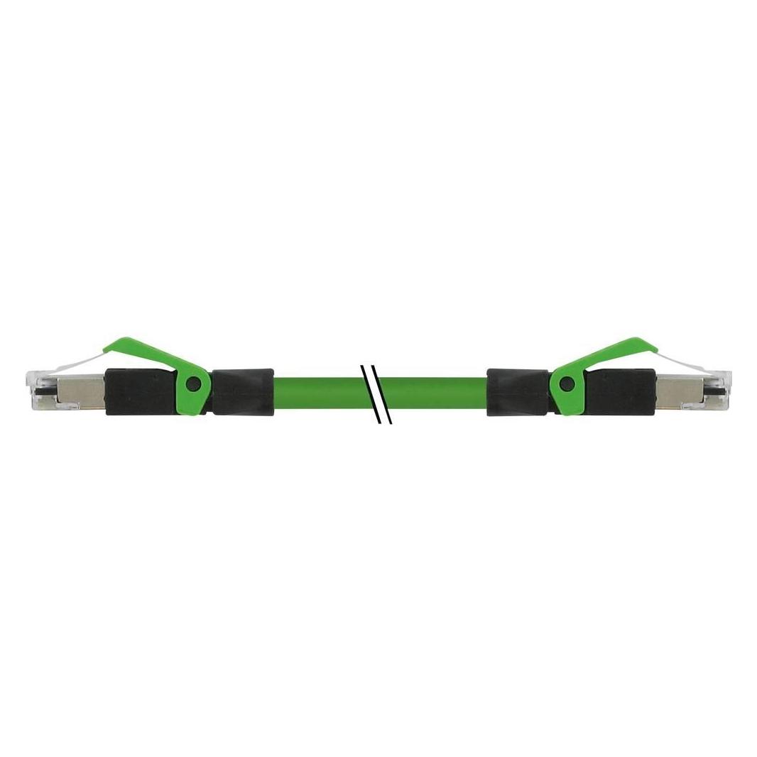 Murr Elektronik RJ45 St. 0° RJ45 St. 0° Ethernet PUR 2x2xAWG22 geschirmt gn UL,CSA 2m (7000-74301-7940200)