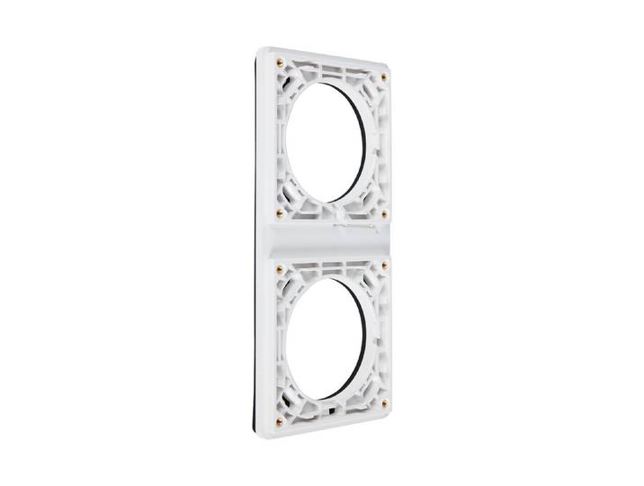 UP-Befestigungsrahm. 2x1 weiss