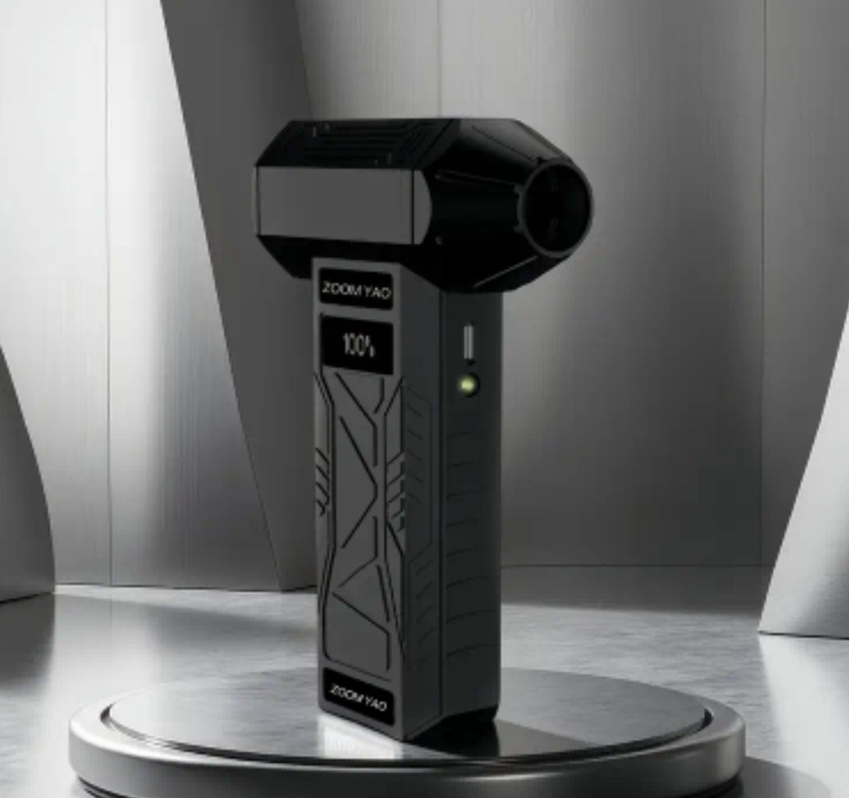 High Speed Power Turbo Jet Blower met borstelloze motor - Mini elektrische ventilator voor auto en stof - Zwart