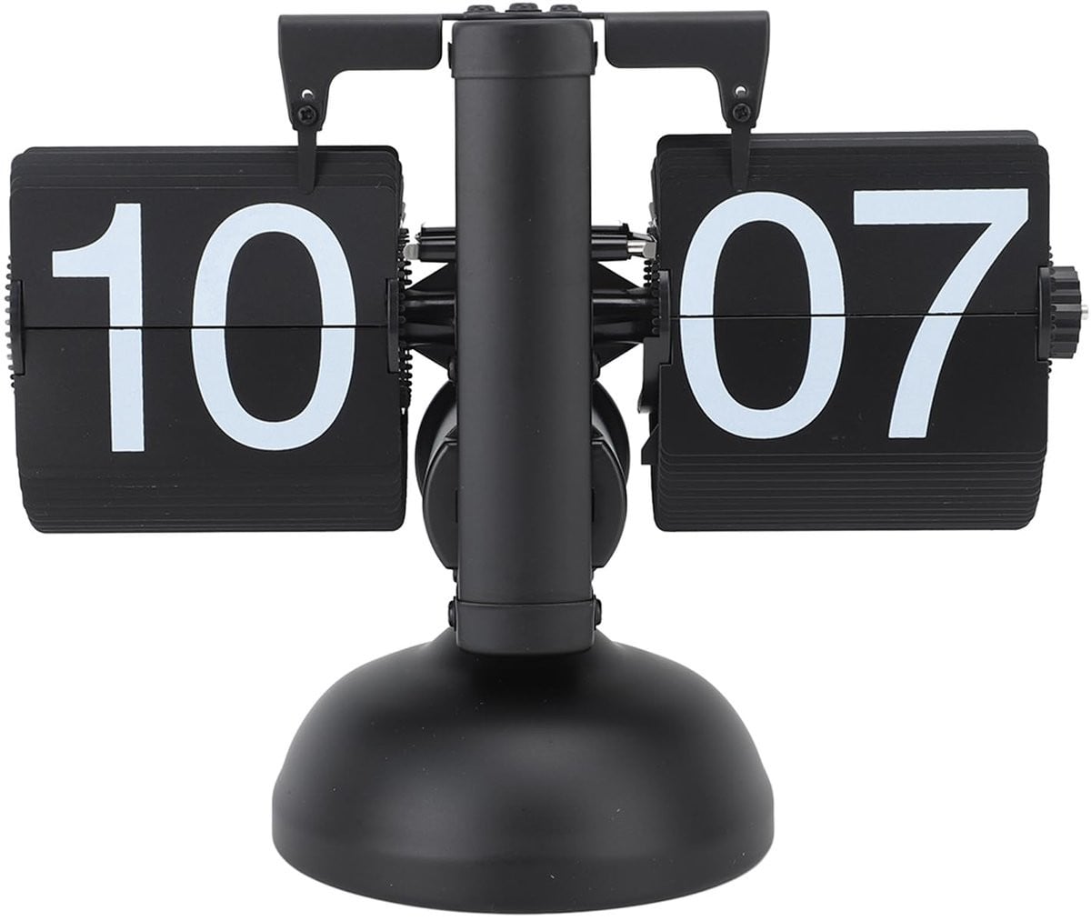 Retro Flip Clock 24 Uur Mechanische Bureauklok - Zwart