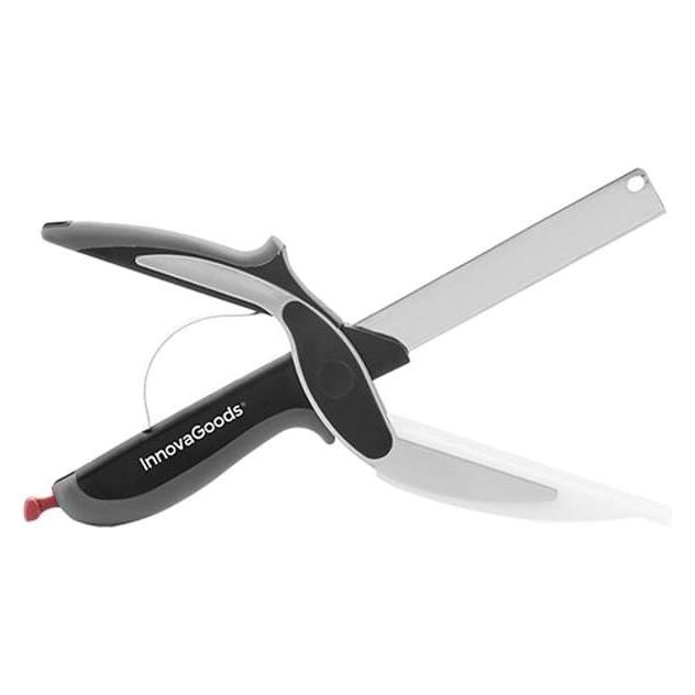 InnovaGoods Scherenmesser mit integriertem Mini-Schneidebrett (JTI-45408285)