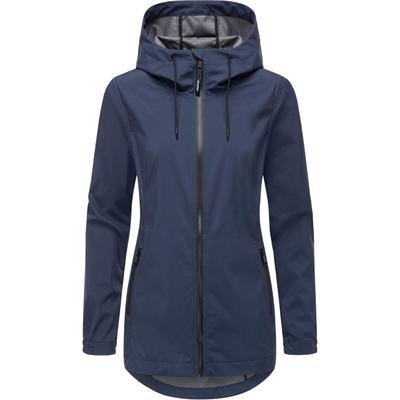 Kurzmantel RAGWEAR "Zuzka Sport", Damen, Gr. S (36), blau (dunkelblau), Obermaterial: 100% Polyester. Innenfutter: 100% Polyester, Basic, tailliert Po-bedeckend, hoch geschlossener Ausschnitt, Ärmel ohne Ärmelschlitz elastischer Bund mit...