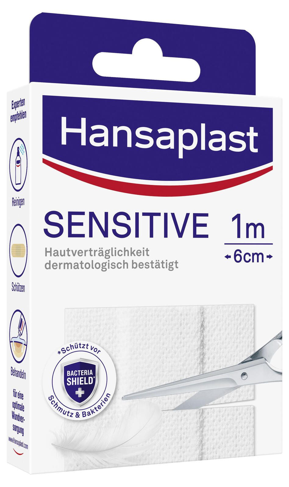 Hansaplast Pflaster SENSITIVE 6 cm x 10 cm 4809193002