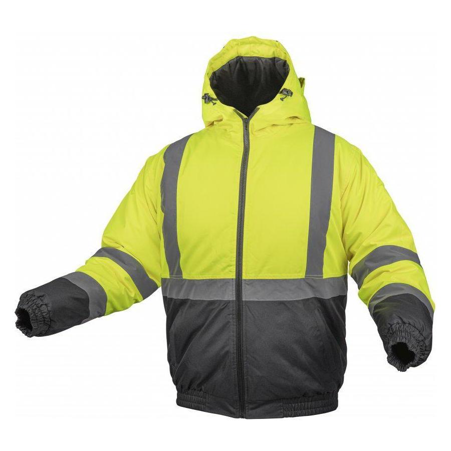 Högert Hogert Kurtka Ocieplana Odblaskowa Oker / żółta Rozmiar XXL (XXL) (34527098)