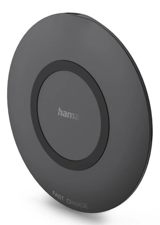 Hama 15 W Kabelloses Ladegerät 201746 (Schwarz) 00201746