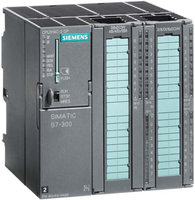 Siemens CPU industrielle numérique 314C-2 DP 24DE/16DA 192Kbyte 6ES7314-6CH04-0AB0 (6ES73146CH040AB0)